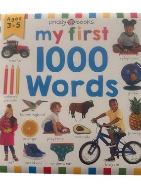 PRIDDY BOOKS - My First 1000 Words - Colorful Children's Vocabulary Book
